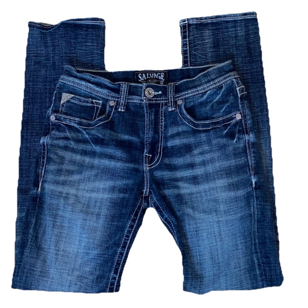 SALVAGE Havoc Straight Slim Fit 30R - Picture 2 of 15